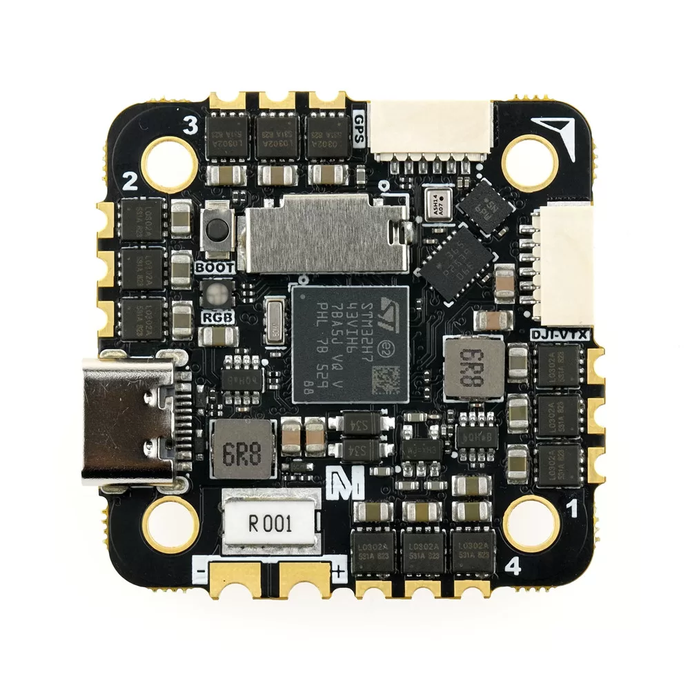 MicoAir743v2-AIO-35A — vista del hardware