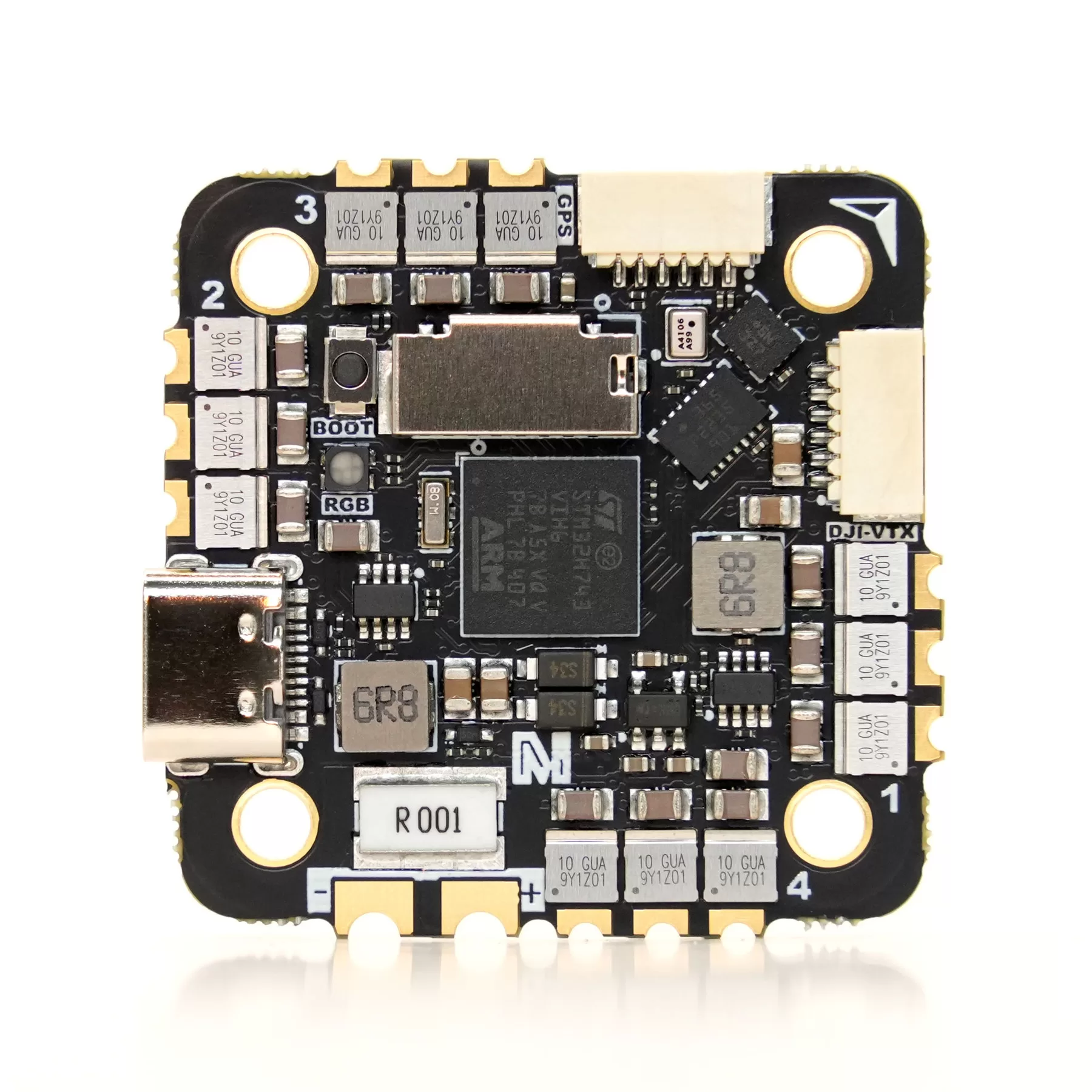 MicoAir743v2-AIO-45A — vista del hardware